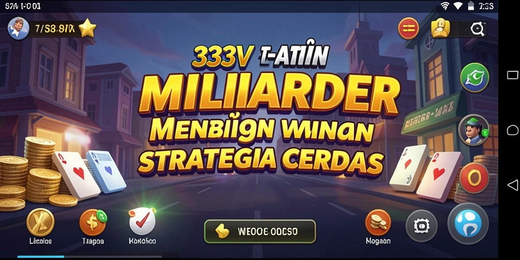 Screenshot gameplay 333V yang menunjukkan manajemen bisnis Tycoon.
