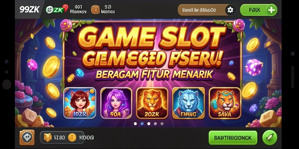 Tampilan gameplay Slot 99ZK yang menarik dan interaktif.