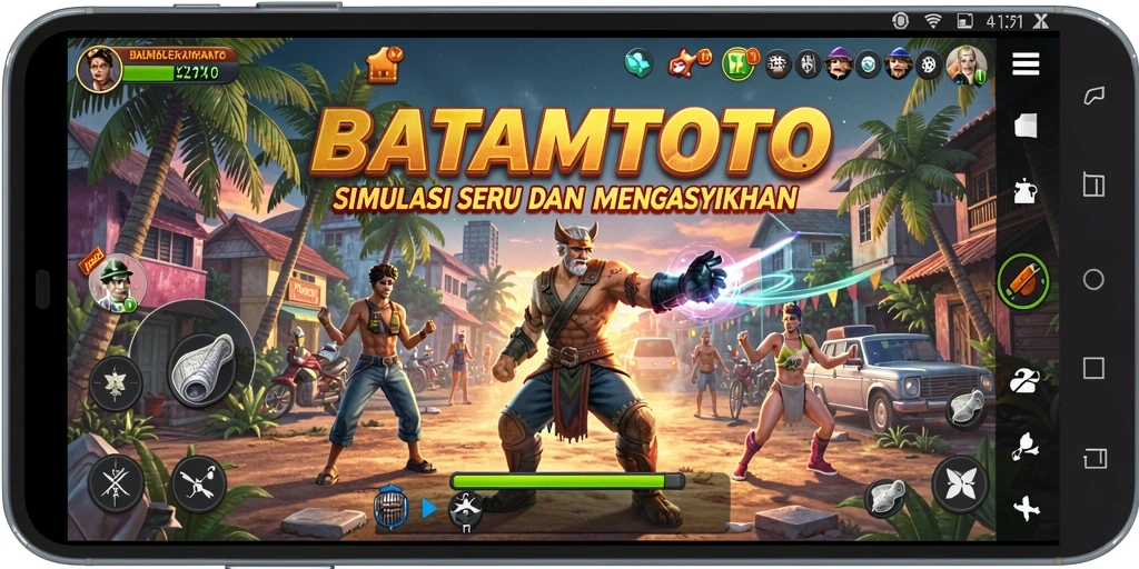 Tampilan gameplay menarik dan interaktif dari BATAMTOTO.