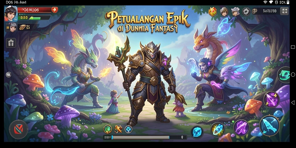 Gameplay intens D06 dengan karakter dan dunia fantastis.