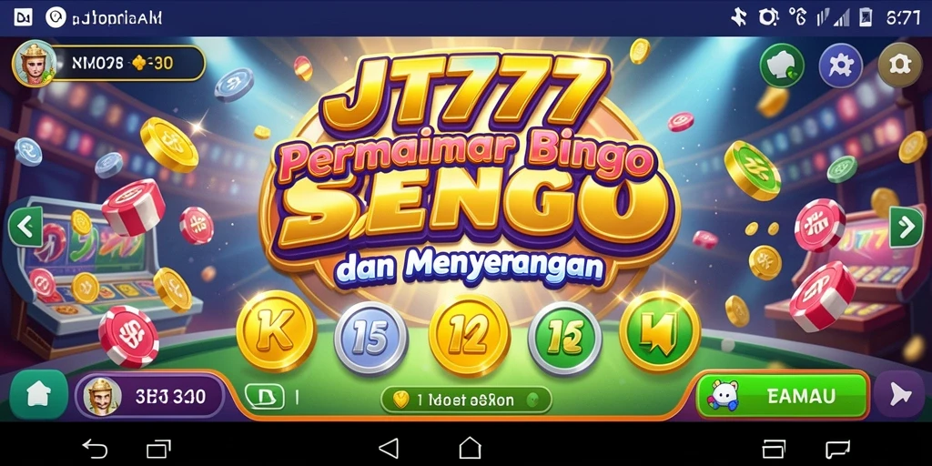 Tampilan gameplay JT777 yang menarik dan mendebarkan.