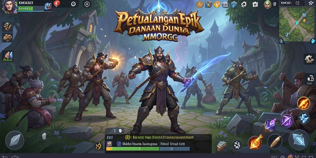 Tampilan gameplay KAKA303 yang mendebarkan di dunia MMORPG.