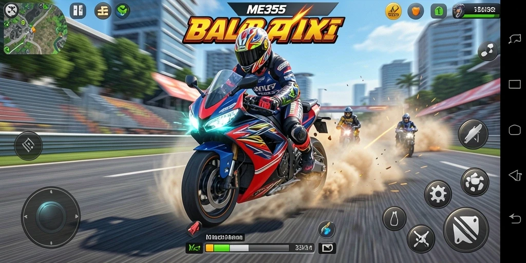Tampilan gameplay ME355 yang seru dan menegangkan.