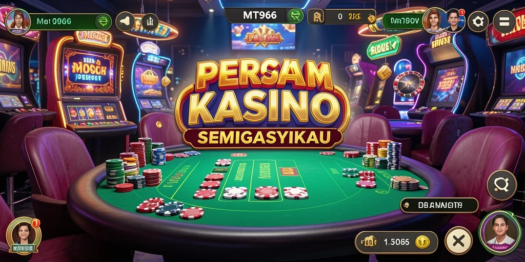 Screenshot utama MT966 menampilkan gameplay kasino yang mendebarkan dan menarik.