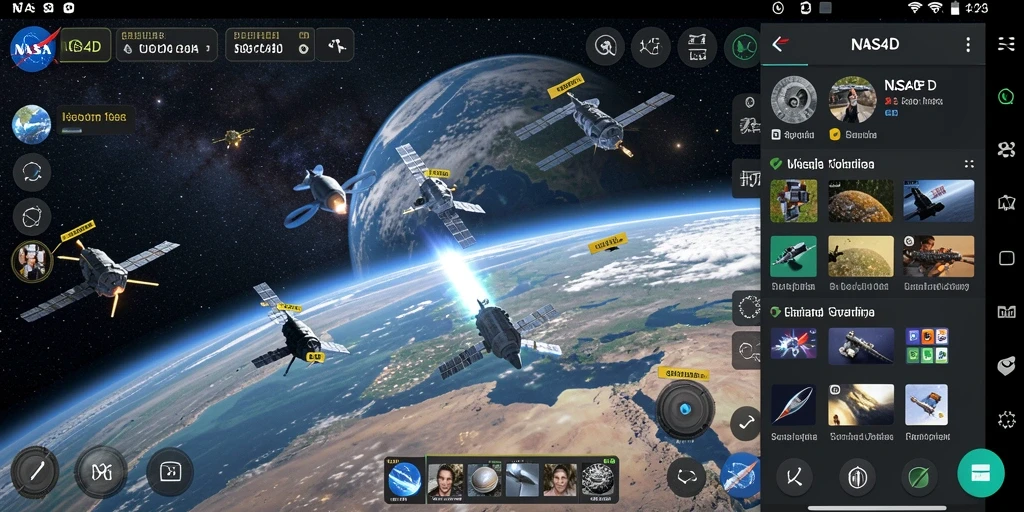 Tampilan antarmuka pengguna NASA4D yang menarik dan fungsional.