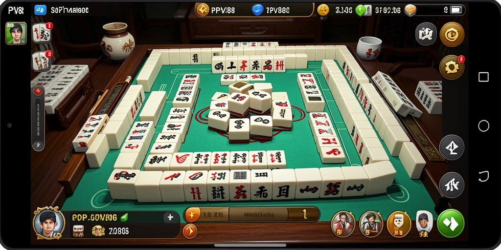 Tampilan gameplay PPV88 yang mendebarkan saat bermain Mahjong.