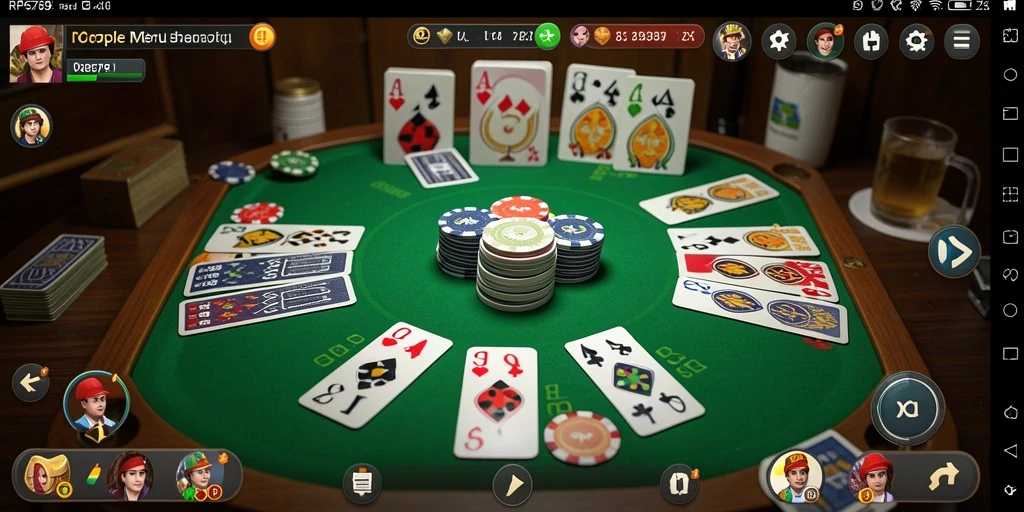 Gameplay menarik RP6789 dengan fitur Gaple yang seru.