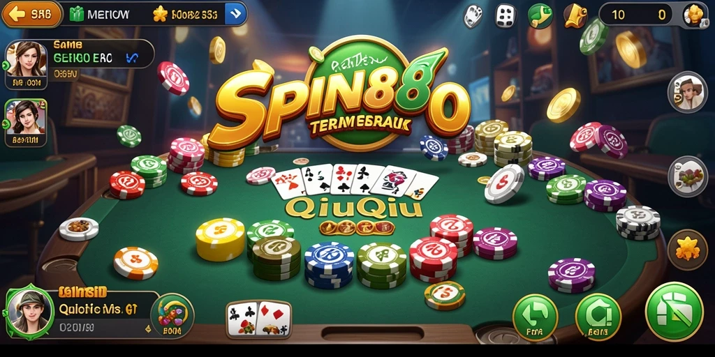Screenshot gameplay QiuQiu SPIN88 yang menarik dan seru.