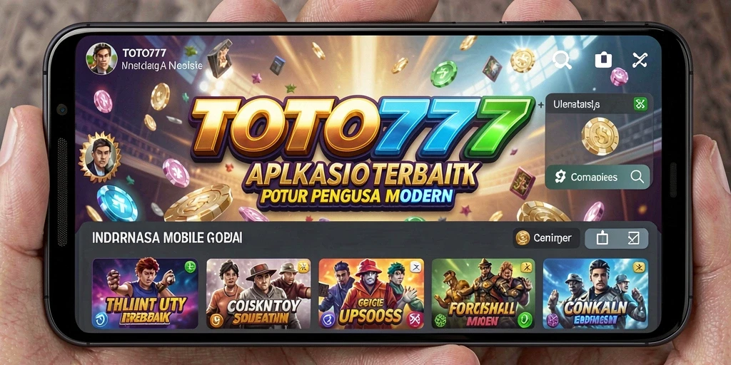 Screenshot utama TOTO777 menampilkan antarmuka aplikasi Utility yang intuitif.