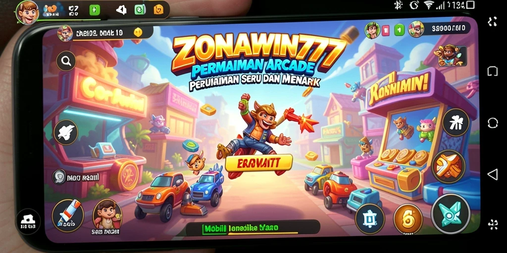 Tampilan dari gameplay ZONAWIN777 yang menantang dan seru.